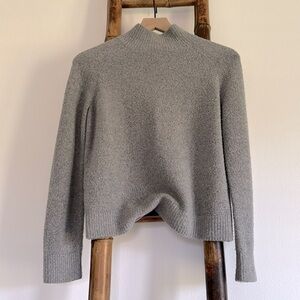 Vince cropped mock neck sweater